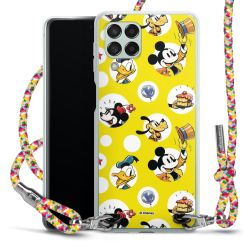 New Carry Case Transparent Stoff colourful/silber