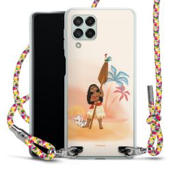 New Carry Case Transparent Stoff colourful/silber