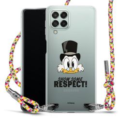 New Carry Case Transparent Stoff colourful/silber