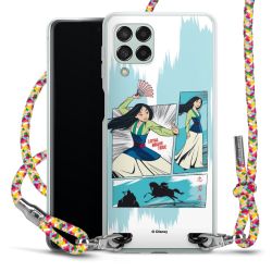 New Carry Case Transparent Stoff colourful/silber