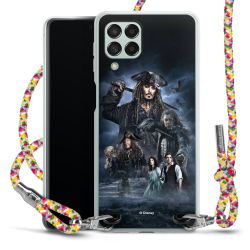 New Carry Case Transparent Stoff colourful/silber