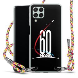 New Carry Case Transparent Stoff colourful/silber