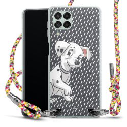 New Carry Case Transparent Stoff colourful/silber