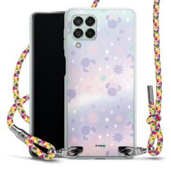 New Carry Case Transparent Stoff colourful/silber