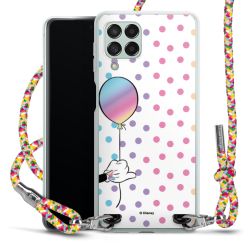 New Carry Case Transparent Stoff colourful/silber