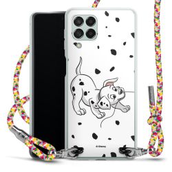 New Carry Case Transparent Stoff colourful/silber