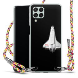 New Carry Case Transparent Stoff colourful/silber