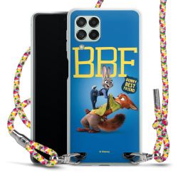 New Carry Case Transparent Stoff colourful/silber