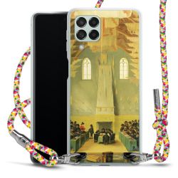 New Carry Case Transparent Stoff colourful/silber