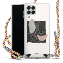 New Carry Case Transparent Stoff colourful/silber