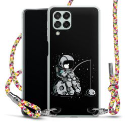 New Carry Case Transparent Stoff colourful/silber