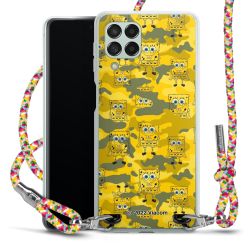 New Carry Case Transparent Stoff colourful/silber