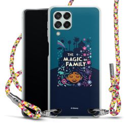 New Carry Case Transparent Stoff colourful/silber