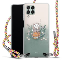 New Carry Case Transparent Stoff colourful/silber