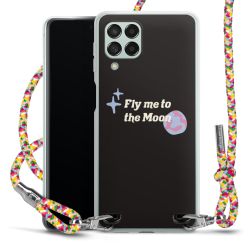 New Carry Case Transparent Stoff colourful/silber