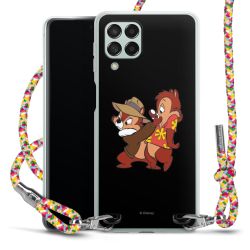 New Carry Case Transparent Stoff colourful/silber