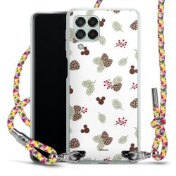 New Carry Case Transparent Stoff colourful/silber