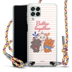 New Carry Case Transparent Stoff colourful/silber