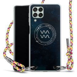 New Carry Case Transparent Stoff colourful/silber