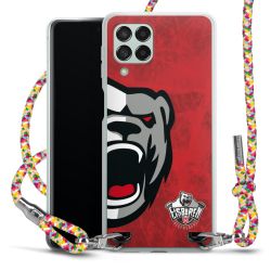 New Carry Case Transparent Stoff colourful/silber