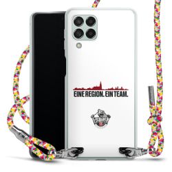 New Carry Case Transparent Stoff colourful/silber