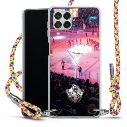 New Carry Case Transparent Stoff colourful/silber