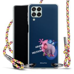 New Carry Case Transparent Stoff colourful/silber