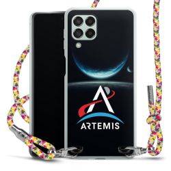 New Carry Case Transparent Stoff colourful/silber