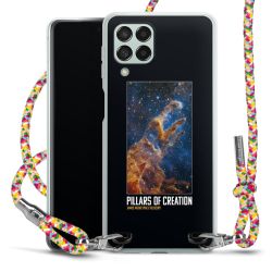 New Carry Case Transparent Stoff colourful/silber