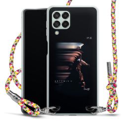 New Carry Case Transparent Stoff colourful/silber