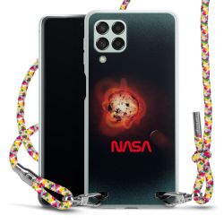 New Carry Case Transparent Stoff colourful/silber