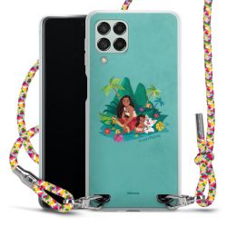 New Carry Case Transparent Stoff colourful/silber