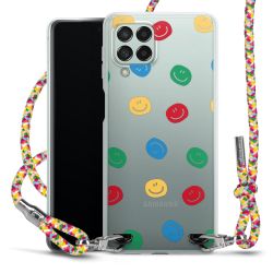 New Carry Case Transparent Stoff colourful/silber