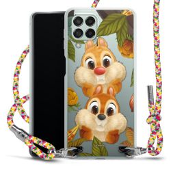 New Carry Case Transparent Stoff colourful/silber