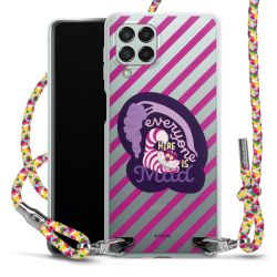 New Carry Case Transparent Stoff colourful/silber