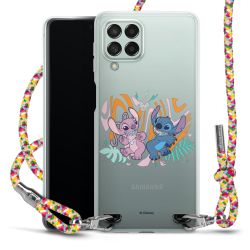 New Carry Case Transparent Stoff colourful/silber