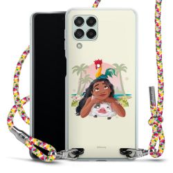 New Carry Case Transparent Stoff colourful/silber