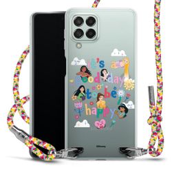 New Carry Case Transparent Stoff colourful/silber