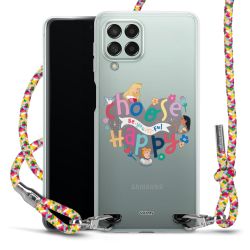 New Carry Case Transparent Stoff colourful/silber