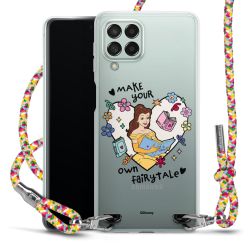 New Carry Case Transparent Stoff colourful/silber