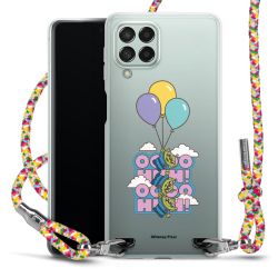 New Carry Case Transparent Stoff colourful/silber