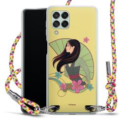 New Carry Case Transparent Stoff colourful/silber