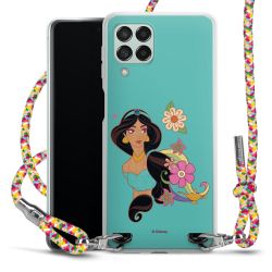 New Carry Case Transparent Stoff colourful/silber