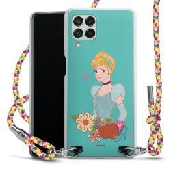 New Carry Case Transparent Stoff colourful/silber