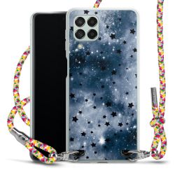 New Carry Case Transparent Stoff colourful/silber