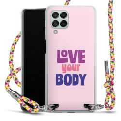 New Carry Case Transparent Stoff colourful/silber