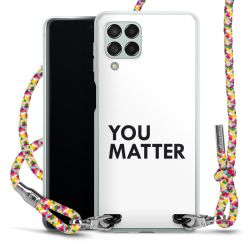 New Carry Case Transparent Stoff colourful/silber