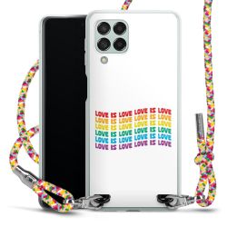 New Carry Case Transparent Stoff colourful/silber