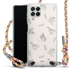 New Carry Case Transparent Stoff colourful/silber