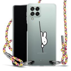 New Carry Case Transparent Stoff colourful/silber